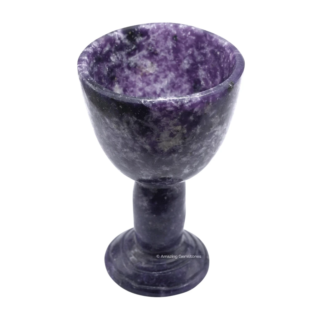 Lepidolite Wine Glass