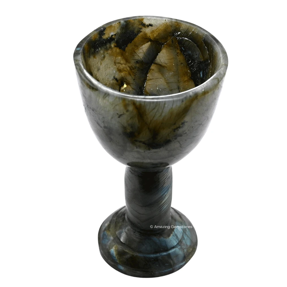 Labradorite Wine Glass