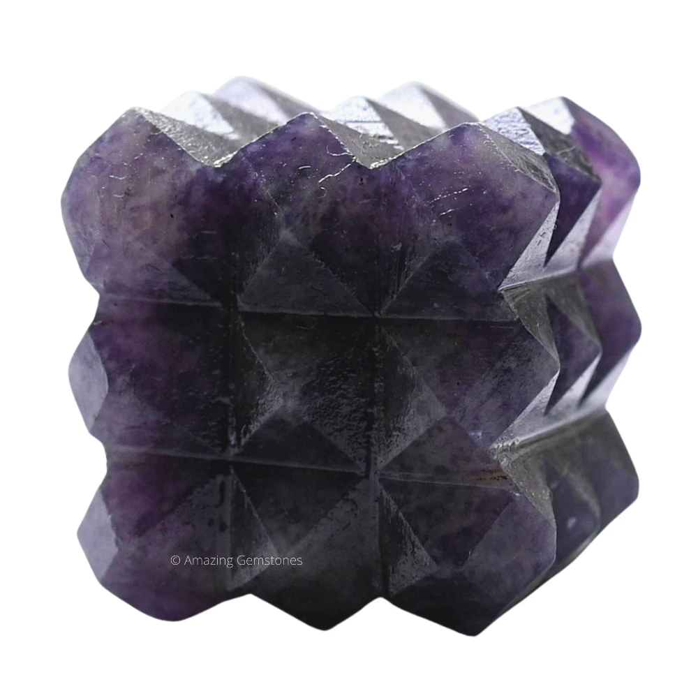 Lepidolite Cube Pyramid