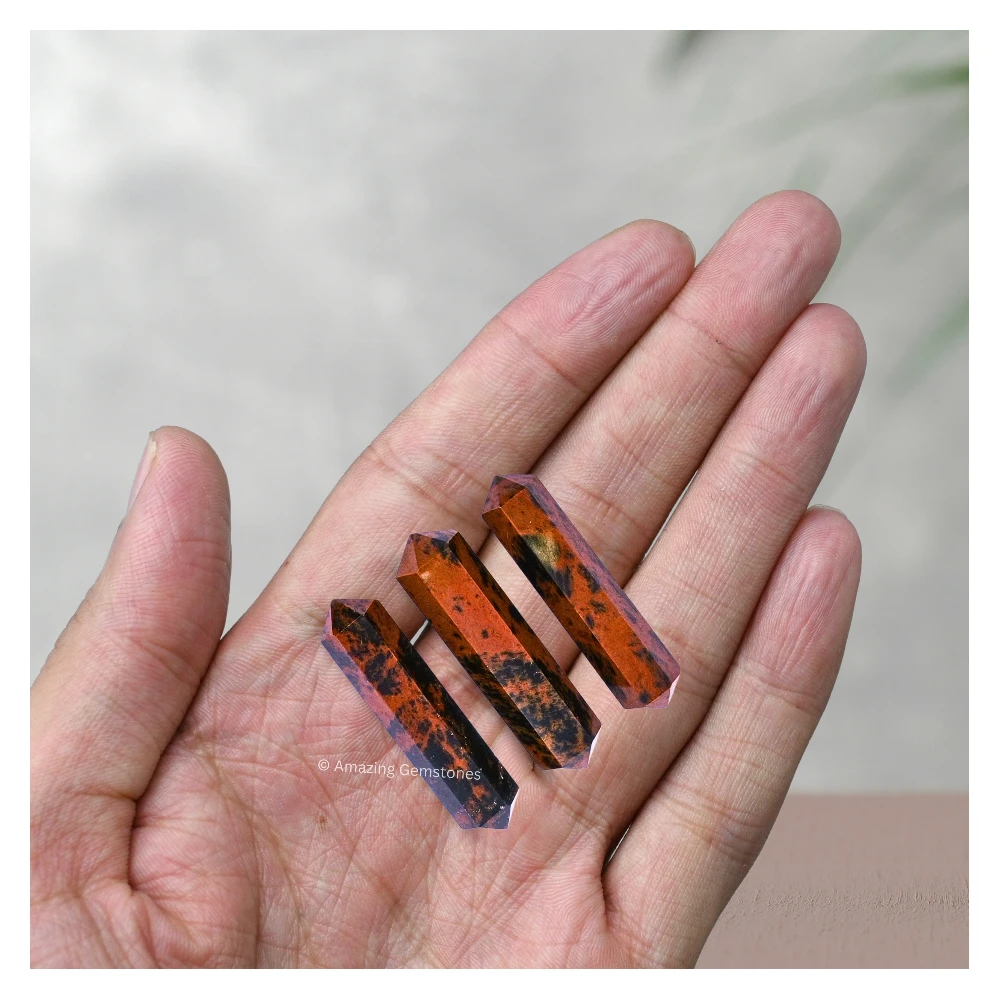 Mahogany Obsidian Pencil Points (Double Terminated) (Set of 3)
