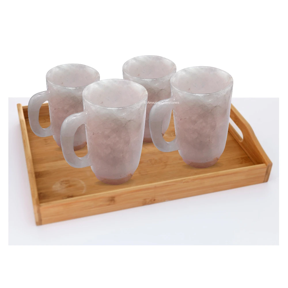 Rose Quartz Crystal Mug