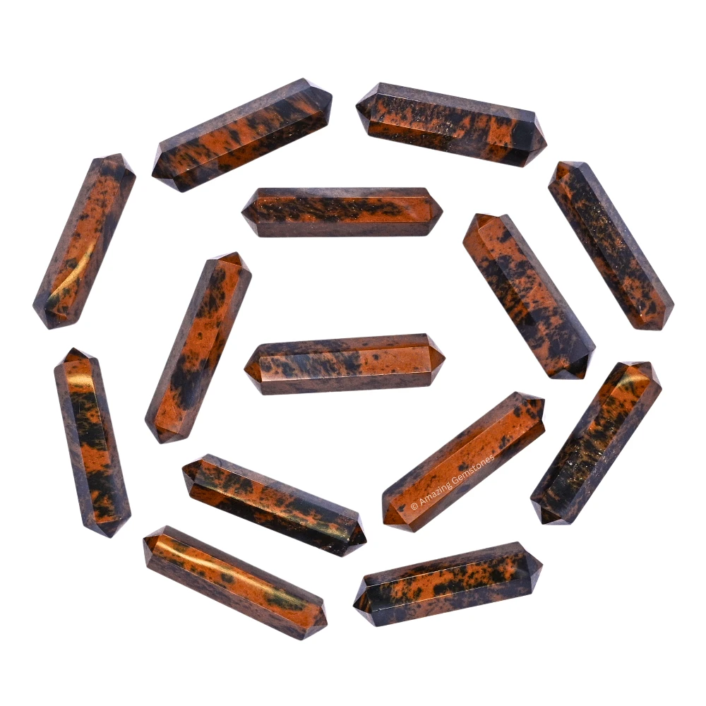 Mahogany Obsidian Pencil Points (Double Terminated) (Set of 3)