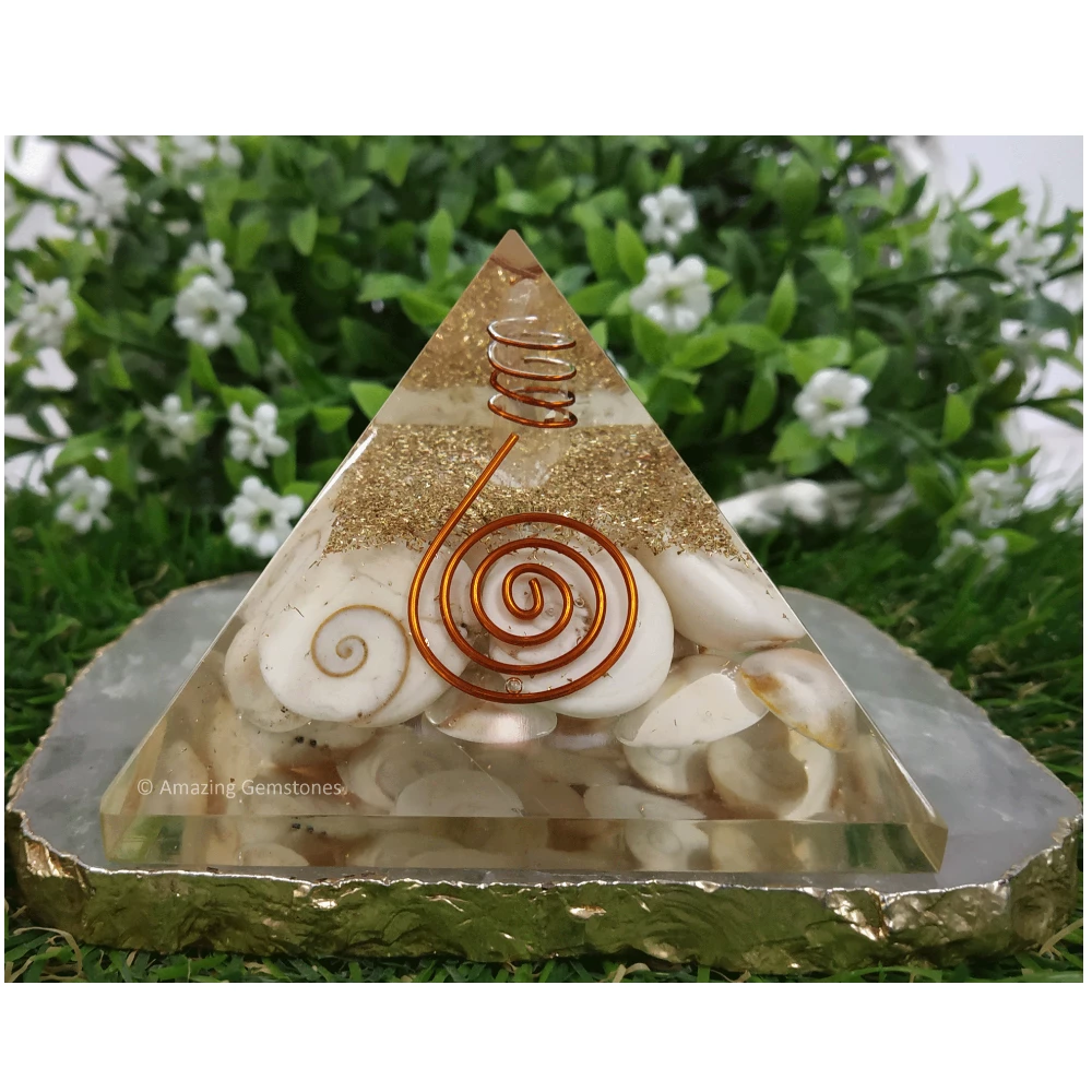 Gomti Chakra Orgone Pyramid