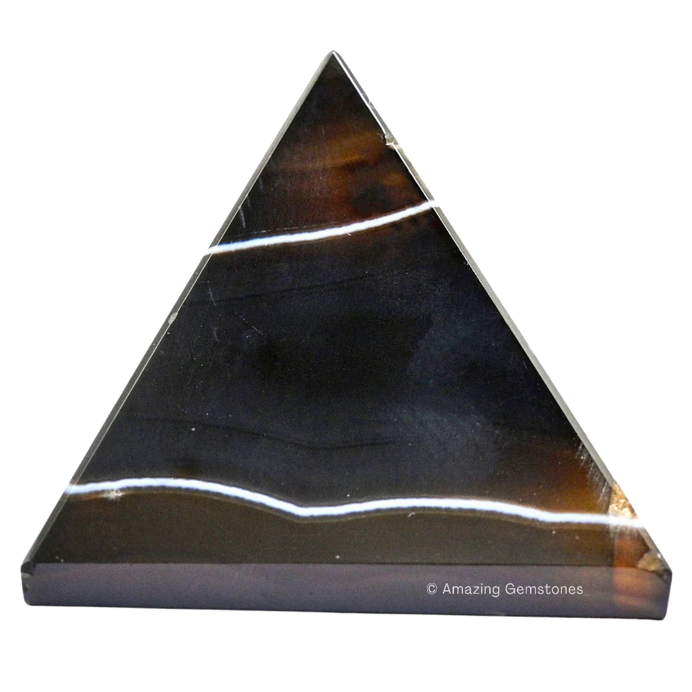 Black Onyx Pyramid - Premium Crystal Pyramid