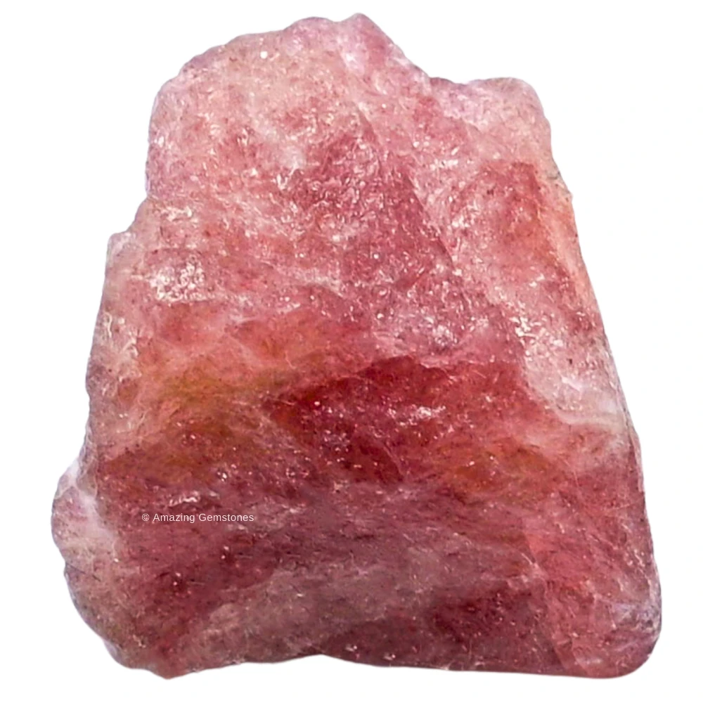 Raw Strawberry Quartz Crystals Crystals Amazing Gemstones INC