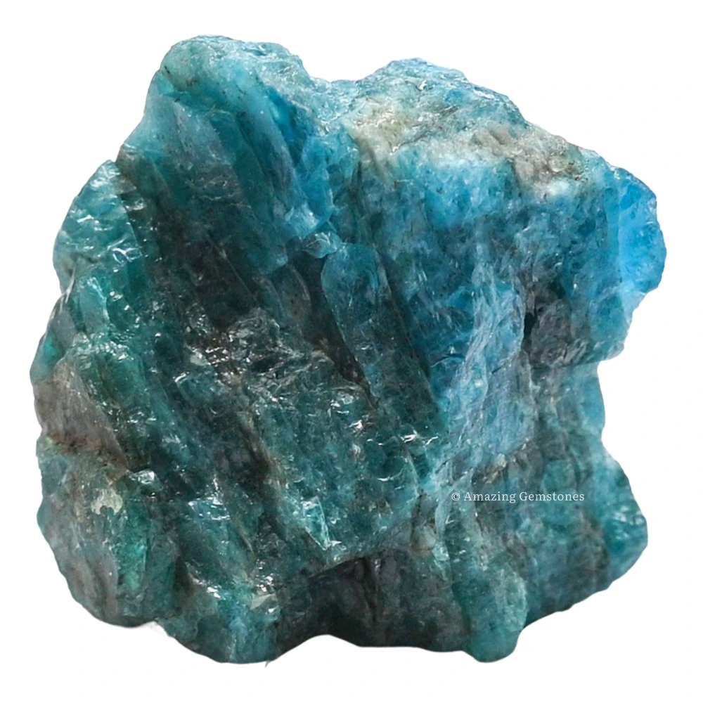 Green Apatite Raw Crystals