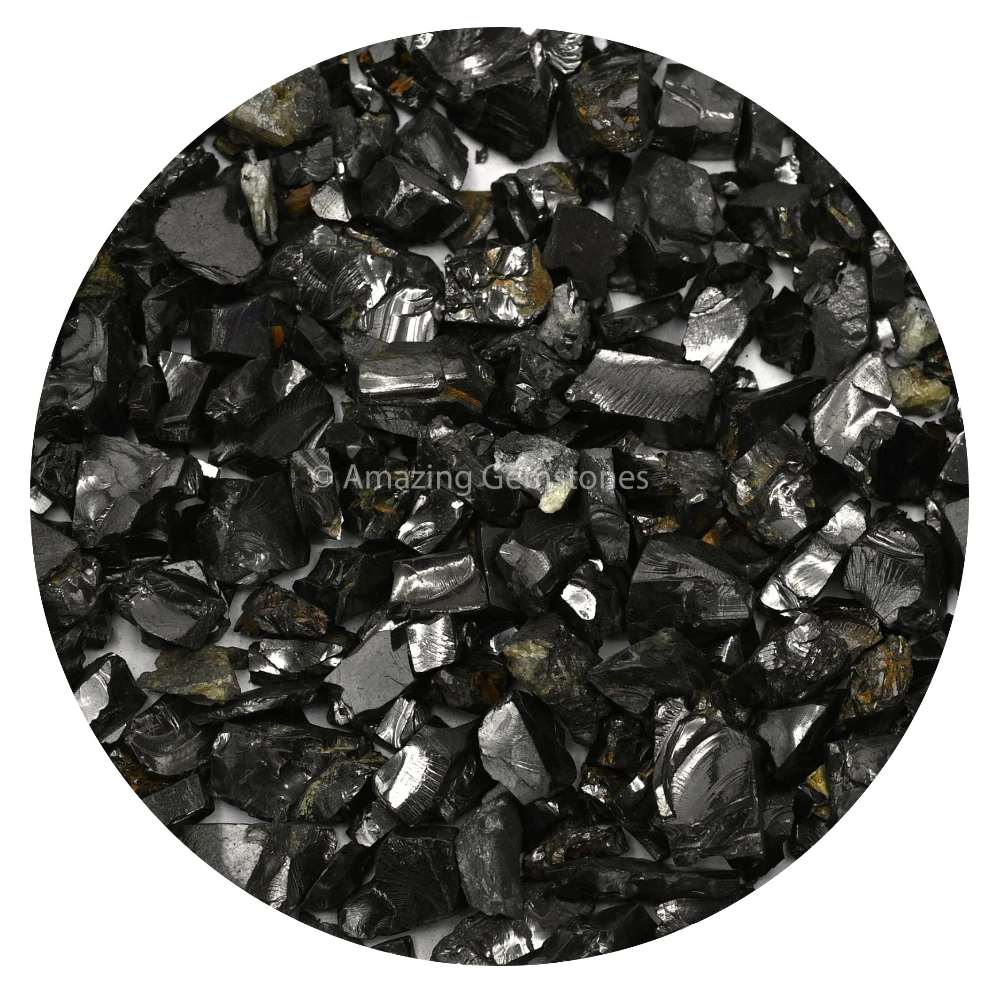 thumbnail image 2 of Elite Shungite Stones Chips - 25 Gram, Raw, For Water Purification, Authentic From Karelia Russia 2 of 11
