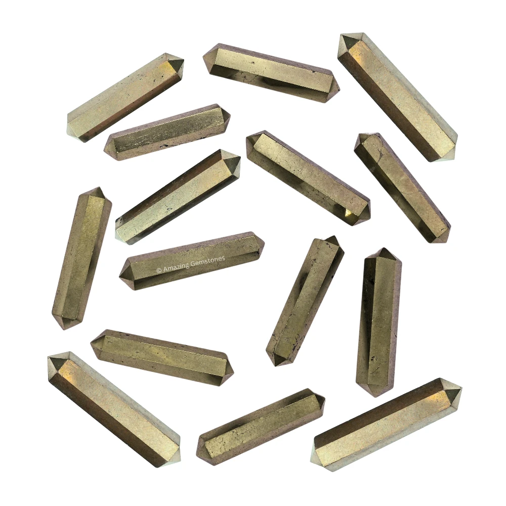 Pyrite Pencil Points (Double Terminated)