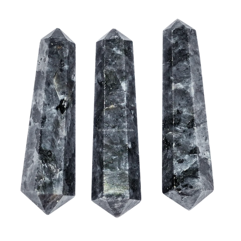 Larvikite Pencil Points (Double Terminated) (Set of 10)