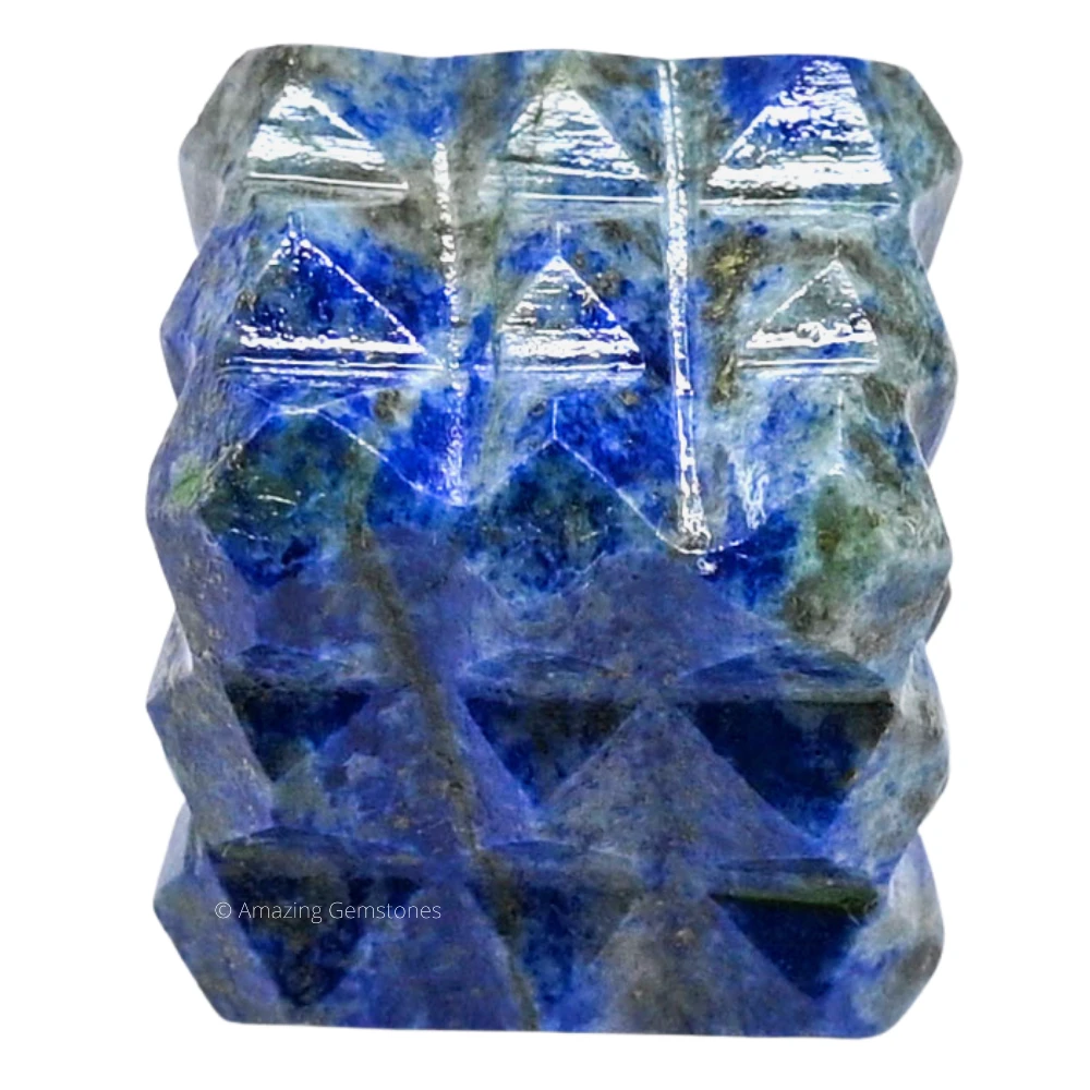 Lapis Lazuli Cube Pyramid