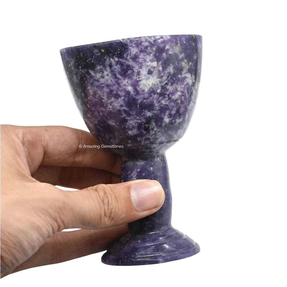 Lepidolite Wine Glass