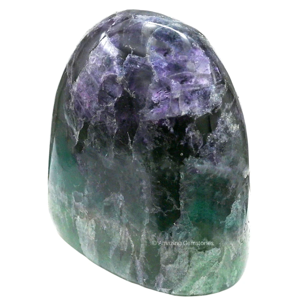 Multi Fluorite Standing Palm Stone (Regular)