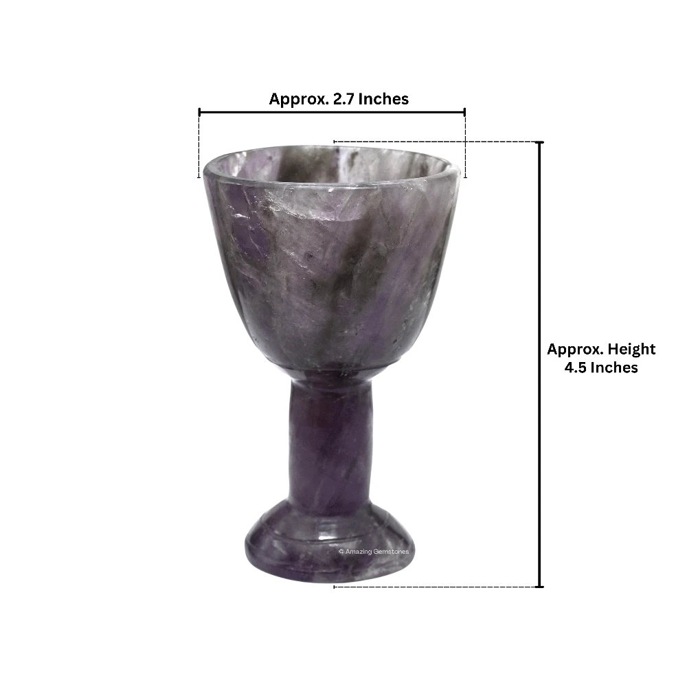 Amethyst Wine Glass