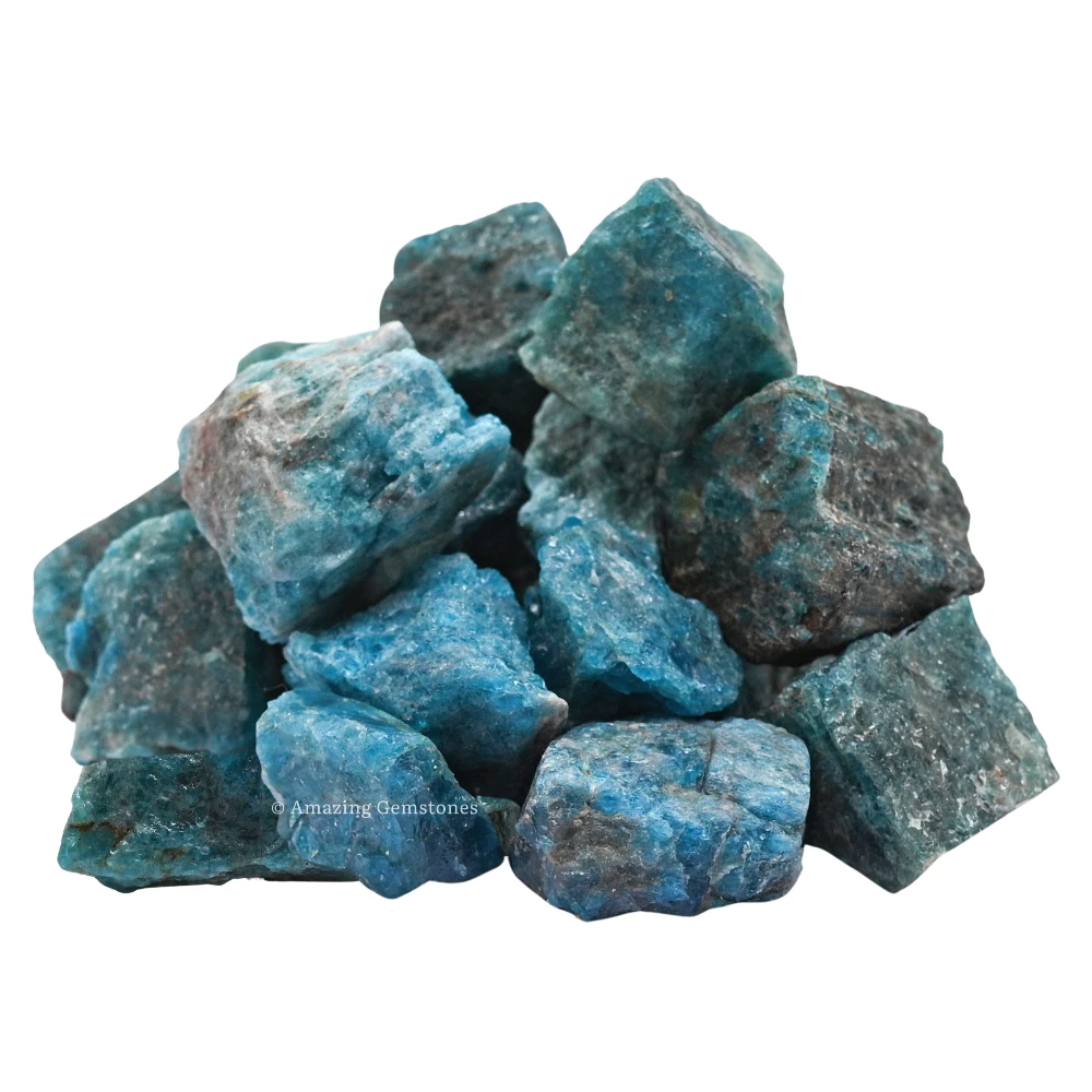 Green Apatite Raw Crystals (1 LB)