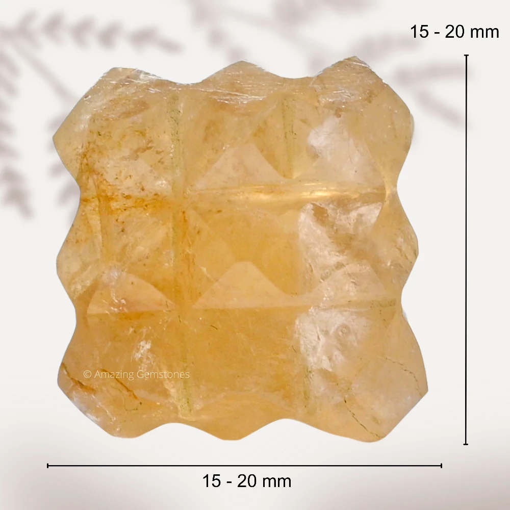 Citrine Cube Pyramid