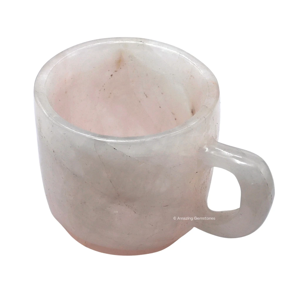 Rose Quartz Crystal Cups