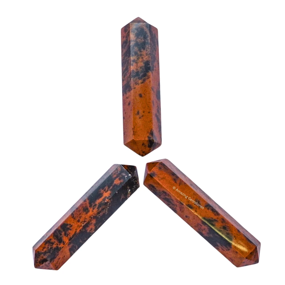 Mahogany Obsidian Pencil Points (Double Terminated) (Set of 3)