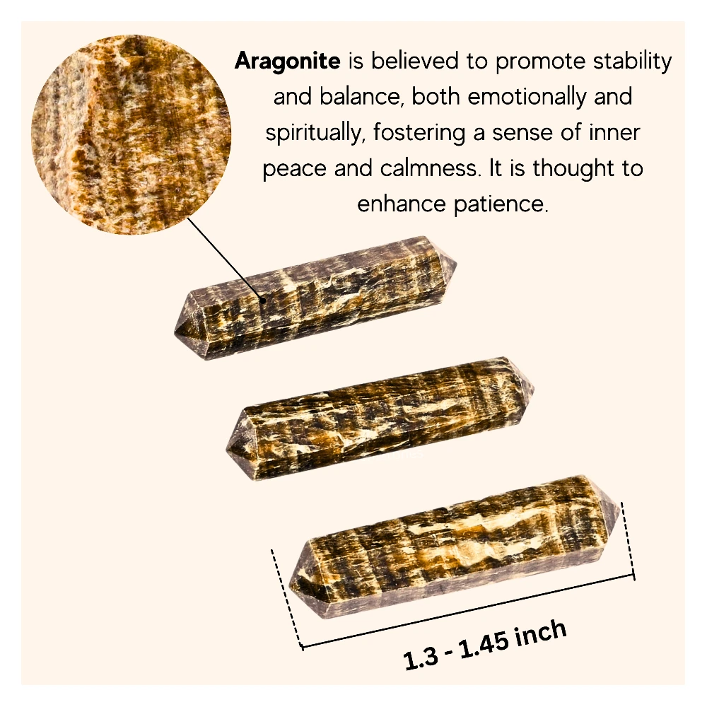 Aragonite Pencil Points (Double Terminated) (Set of 50)