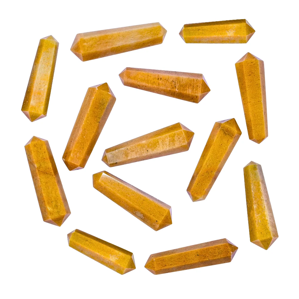 Yellow Jasper Pencil Points (Double Terminated)