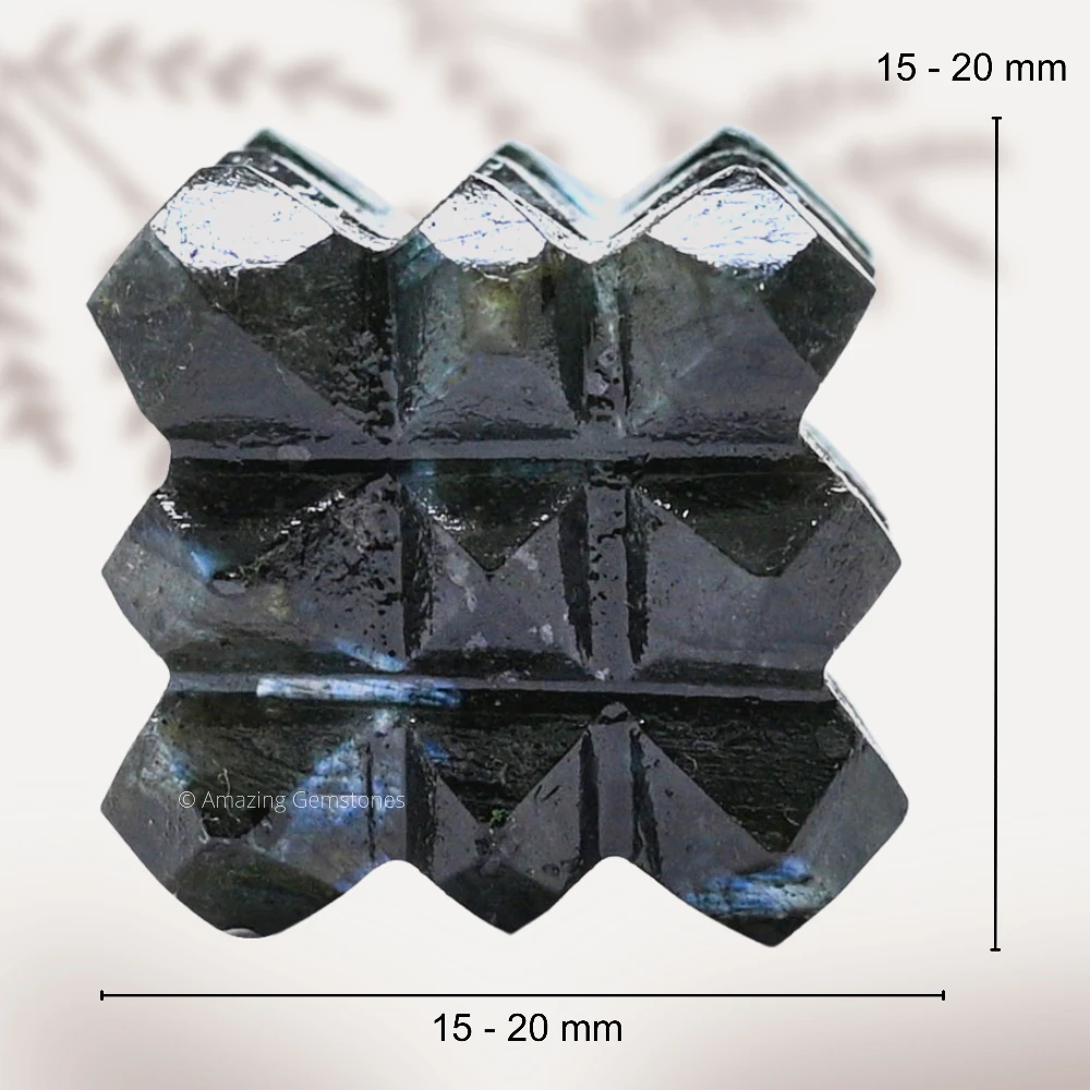 Labradorite Cube Pyramid