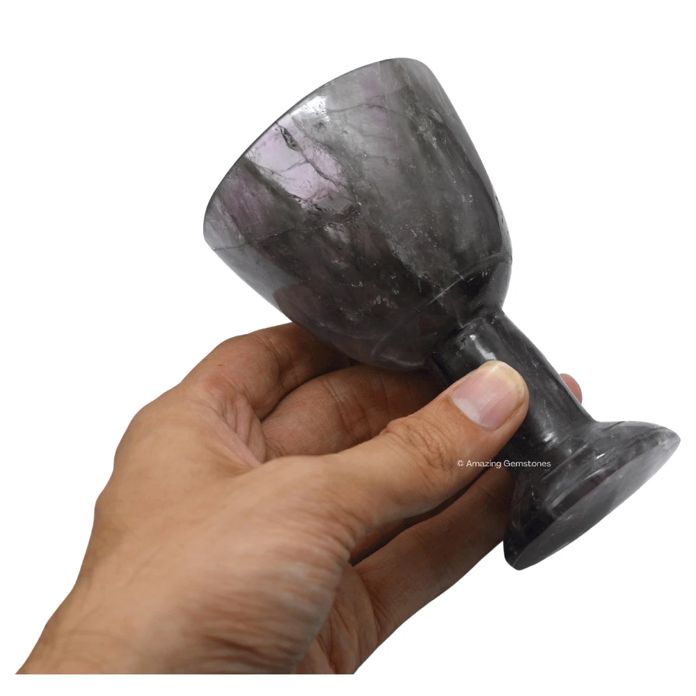 Amethyst Wine Glass