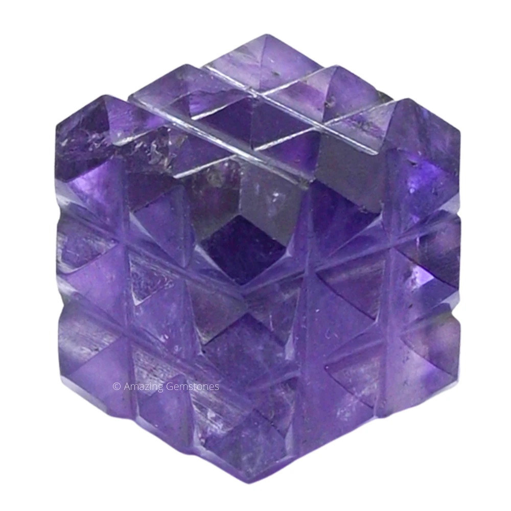 Amethyst Cube Pyramid