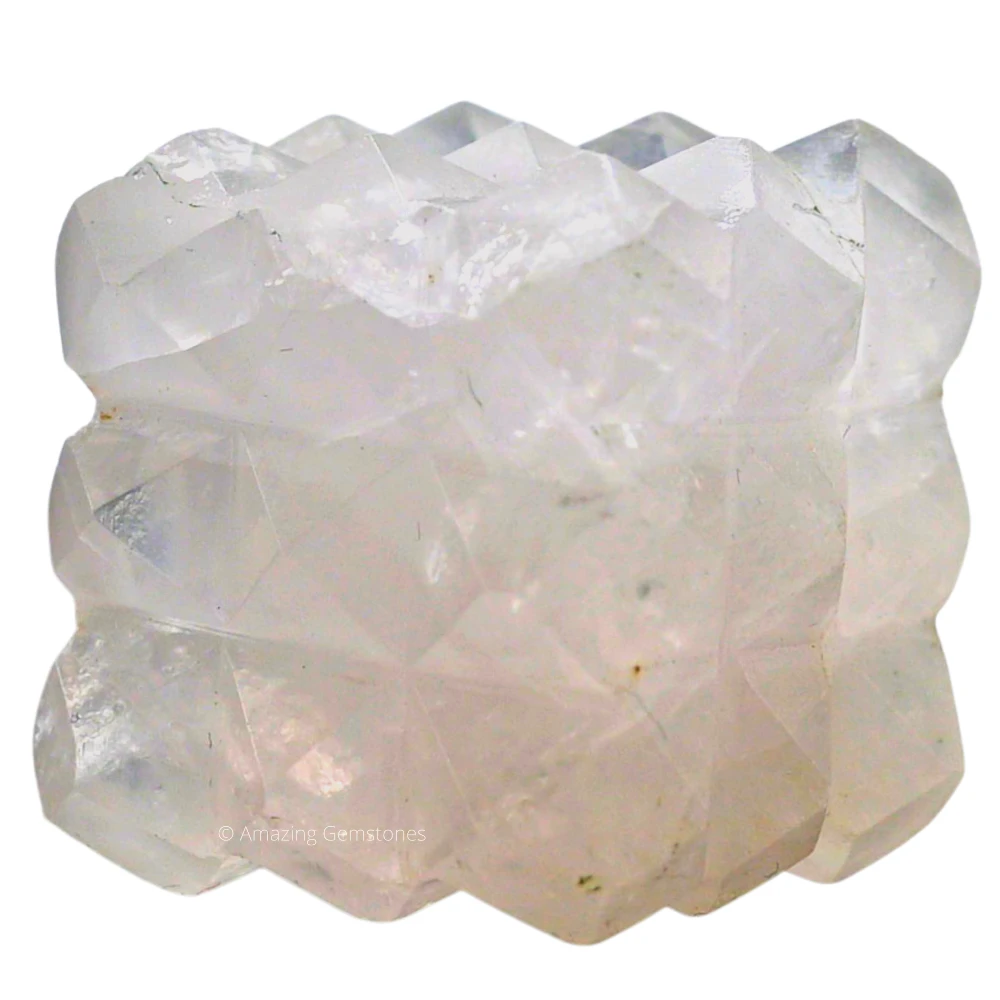 Rose Quartz Cube Pyramid
