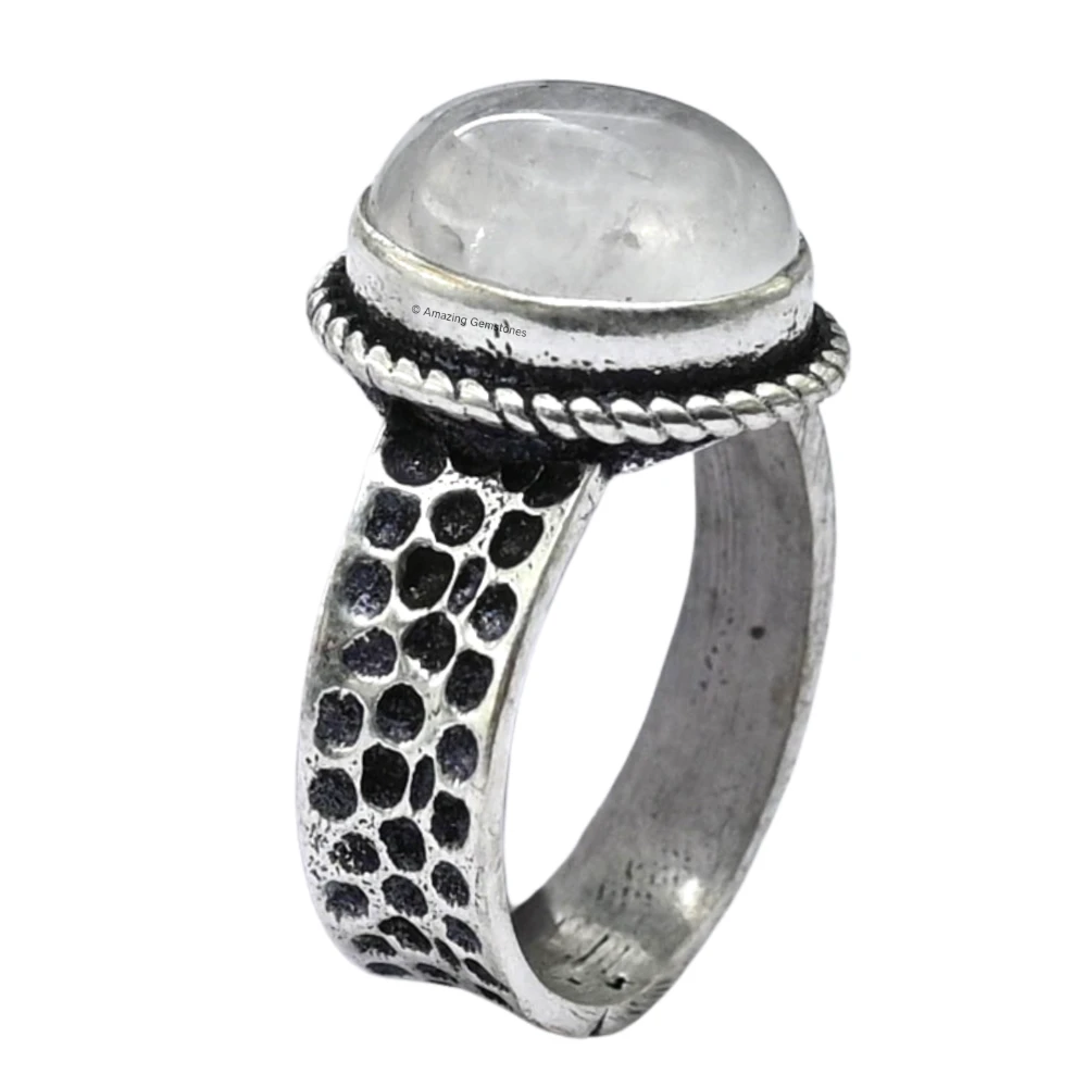 Clear Quartz Crystal Ring