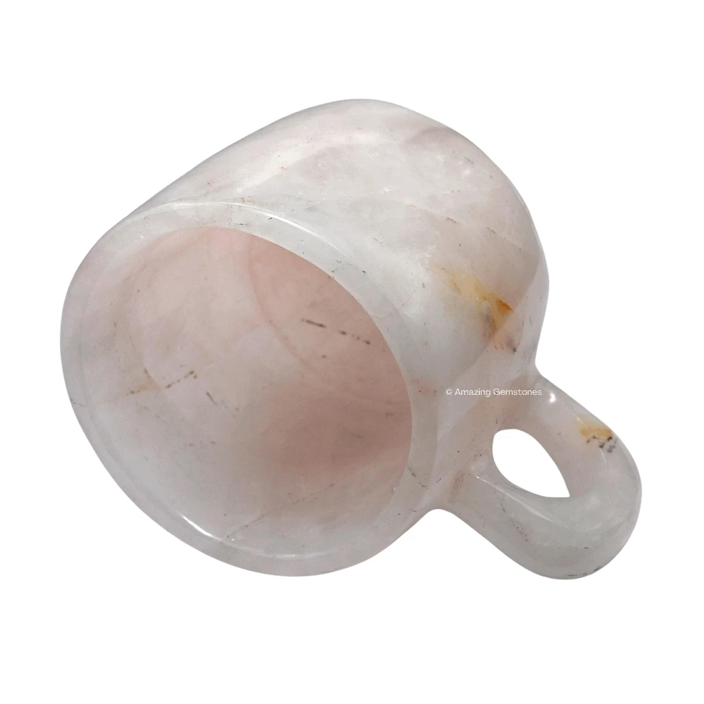 Rose Quartz Crystal Cups