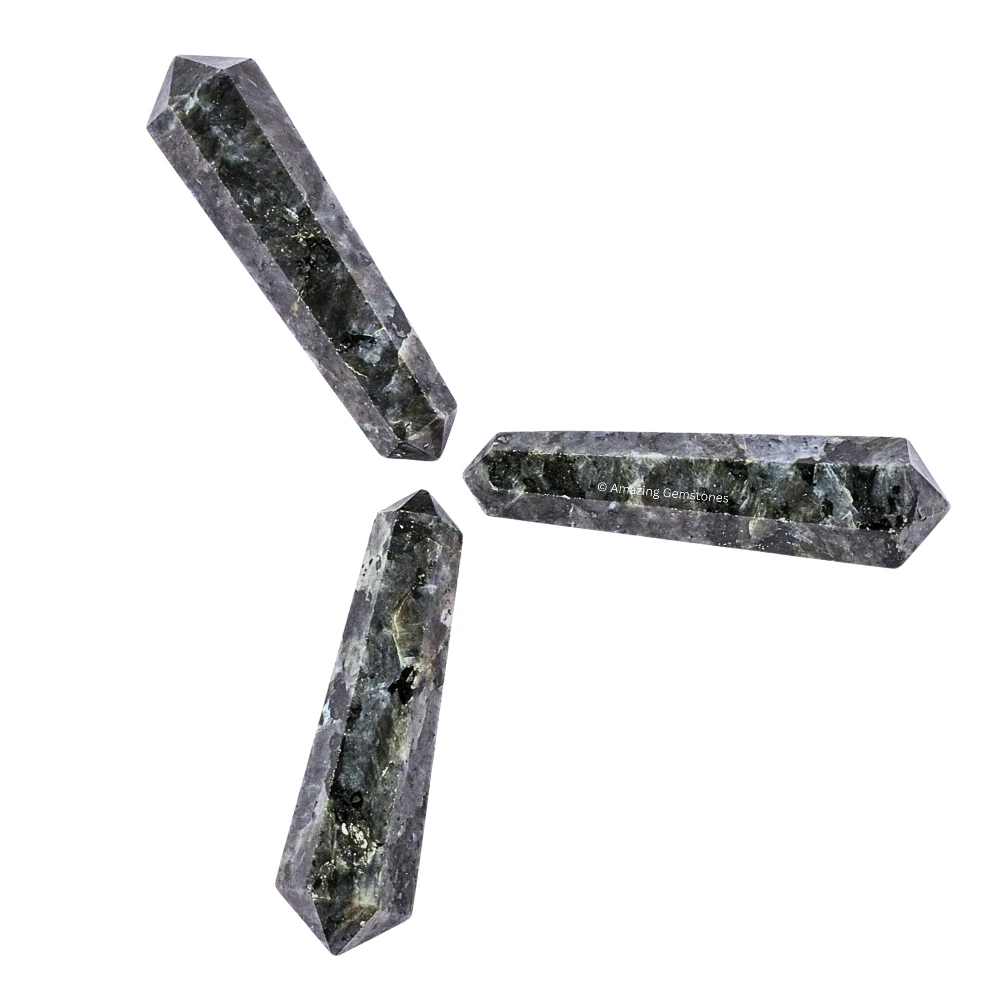 Larvikite Pencil Points (Double Terminated) (Set of 10)