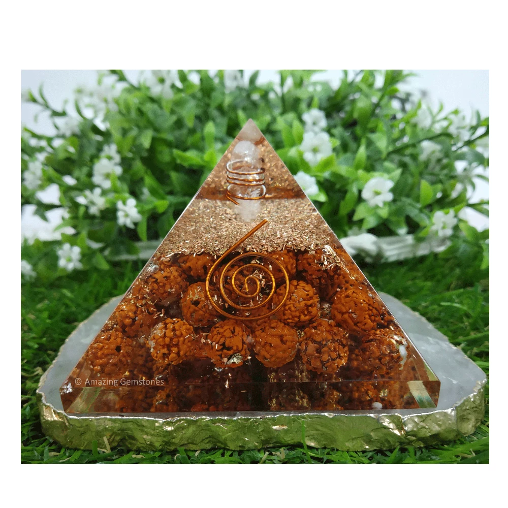 Rudraksha Orgone Pyramid
