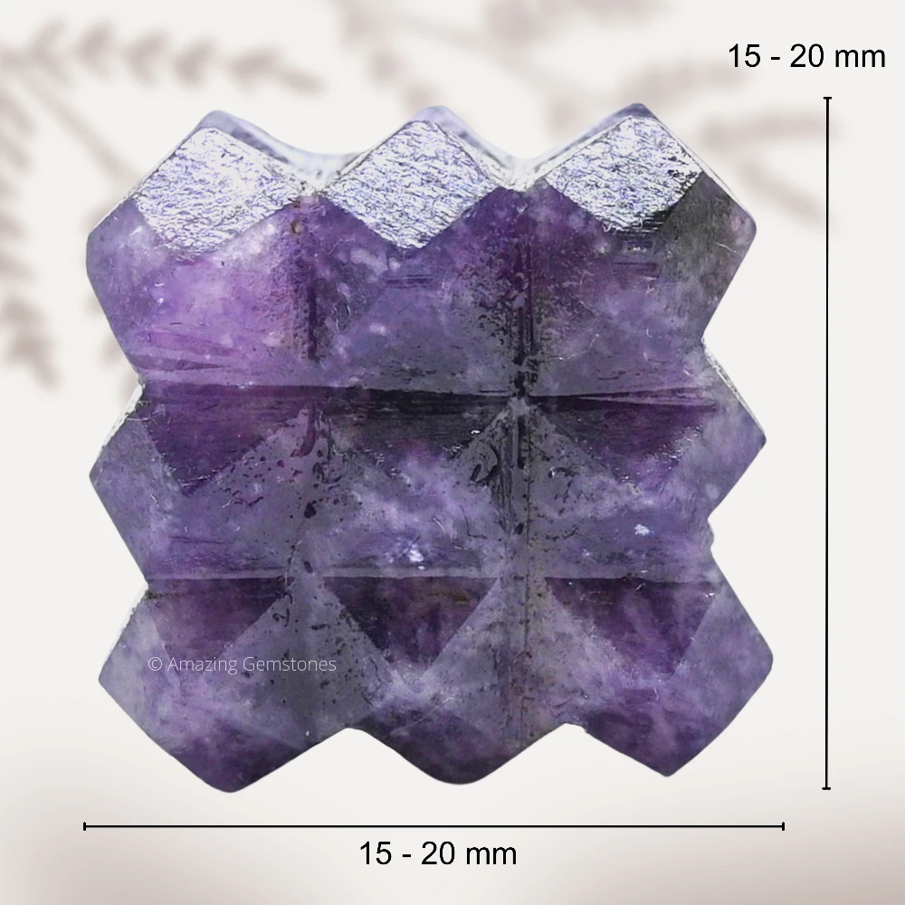 Lepidolite Cube Pyramid