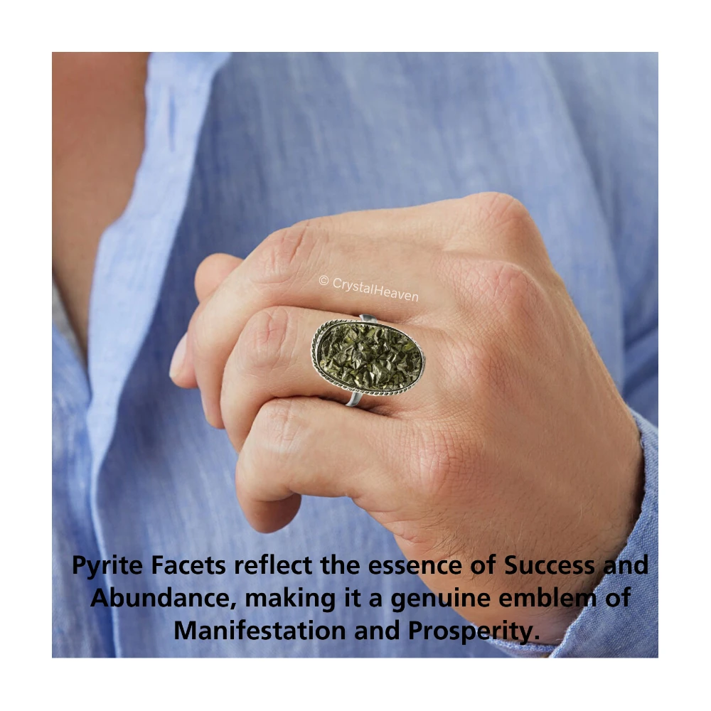 Pyrite Ring for Men and Women Premium Pyrite Stone Rings Online