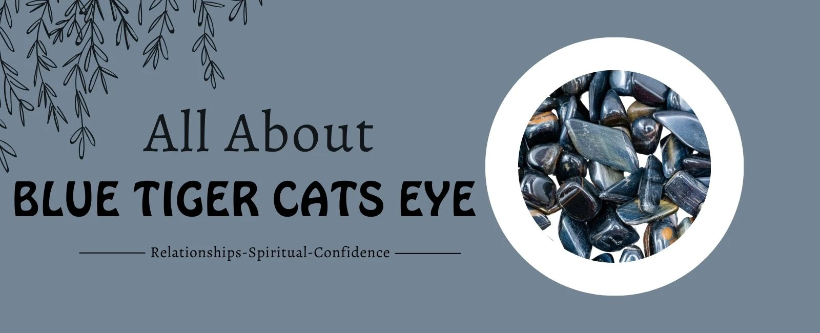 "Blue Tiger's Eye Gemstone Enhance Focus & Protect Your Energy