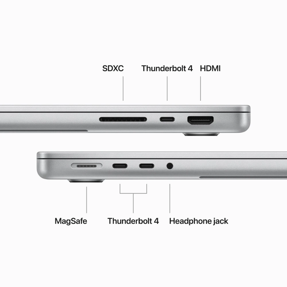 Apple MacBook Pro Apple M3 Pro - (18 GB/512 GB SSD/macOS Sonoma) MRX63HN/A  (14 Inch, Silver, 1.61 kg)